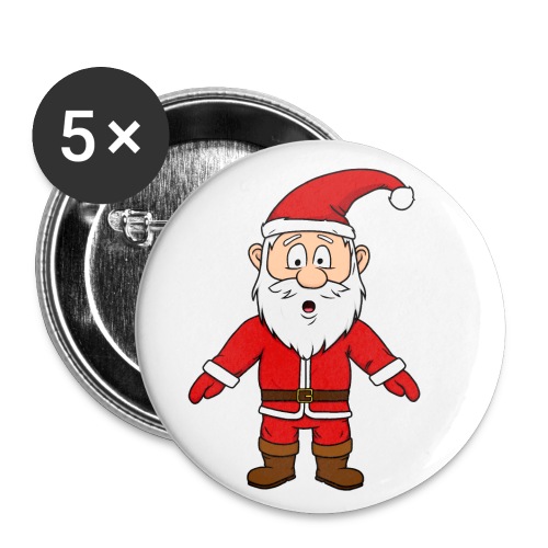 Santa Claus - Buttons small 1'' (5-pack)