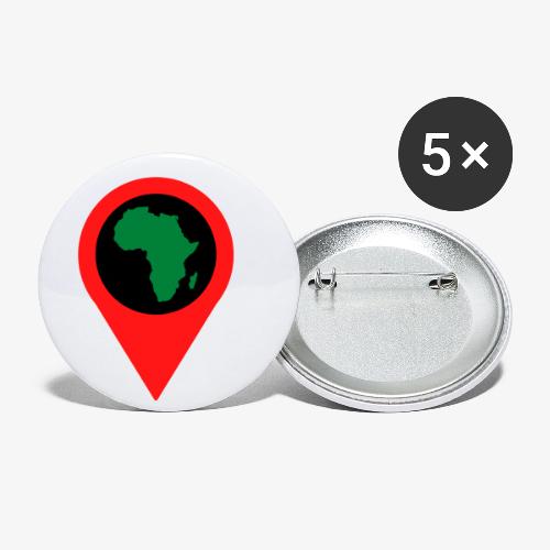 Location Africa - Buttons small 1'' (5-pack)