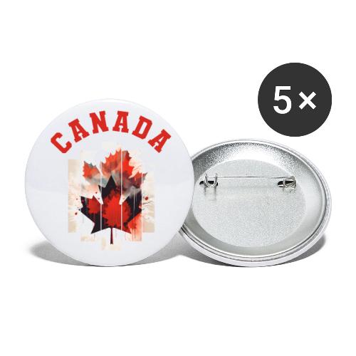 Heart of Canada Art - Buttons small 1'' (5-pack)