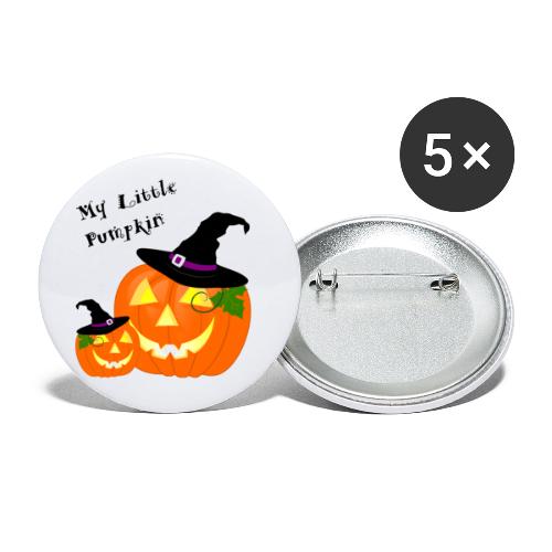 My Little Pumpkin in a Witches Hat - Buttons small 1'' (5-pack)