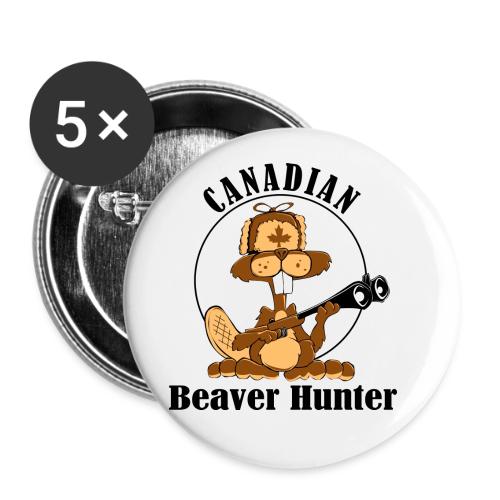Canadian Beaver Hunter - Buttons small 1'' (5-pack)