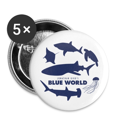 Blue World Men's Premium Hoodie - Buttons small 1'' (5-pack)