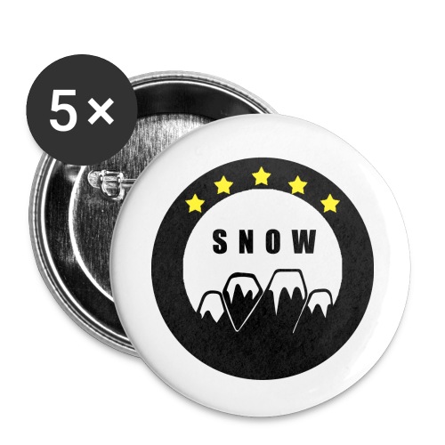 Snowboard - Buttons small 1'' (5-pack)