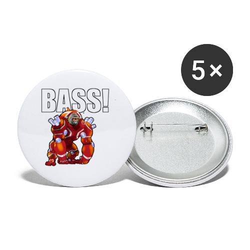 DJ Mondo's Rave: BASS! - Buttons small 1'' (5-pack)