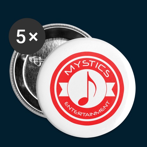 mystics_ent_red_logo - Buttons small 1'' (5-pack)