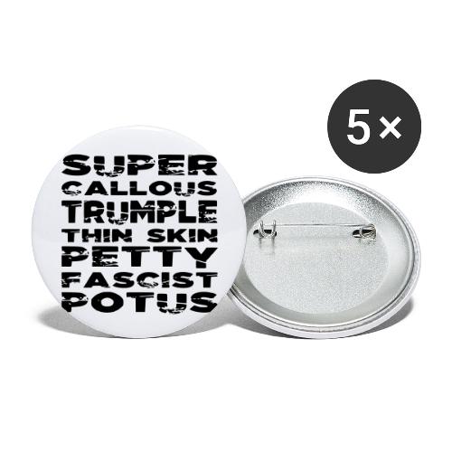 Super Callous Trumple Thin Skin - Buttons small 1'' (5-pack)