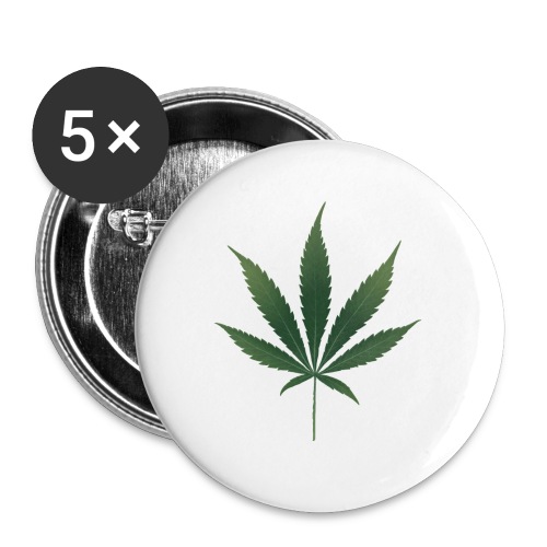 Pot Leaf - Buttons small 1'' (5-pack)