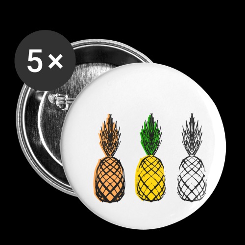XTL Pineapple - Buttons small 1'' (5-pack)