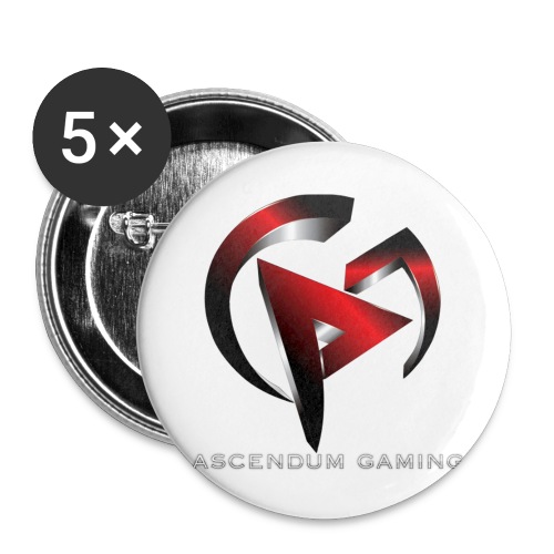 Ascendum Gaming Logo - Buttons small 1'' (5-pack)