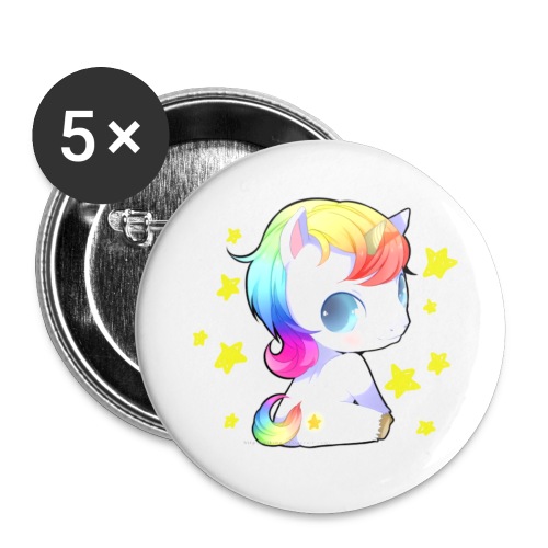 Cute UInicorn - Buttons small 1'' (5-pack)