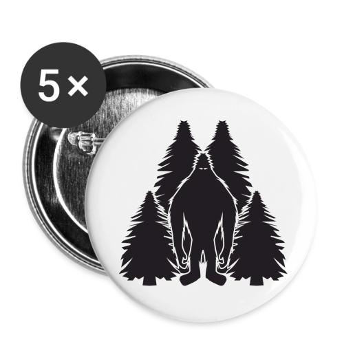 Bigfoot Trees - Buttons small 1'' (5-pack)