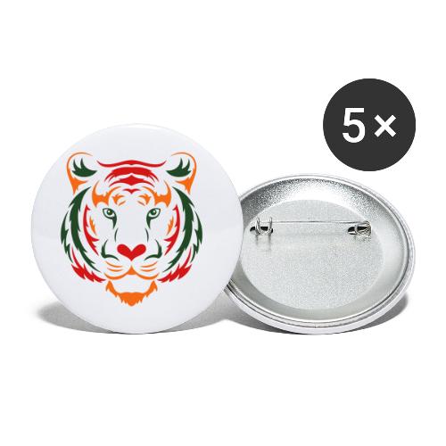 Tiger Love - Buttons small 1'' (5-pack)