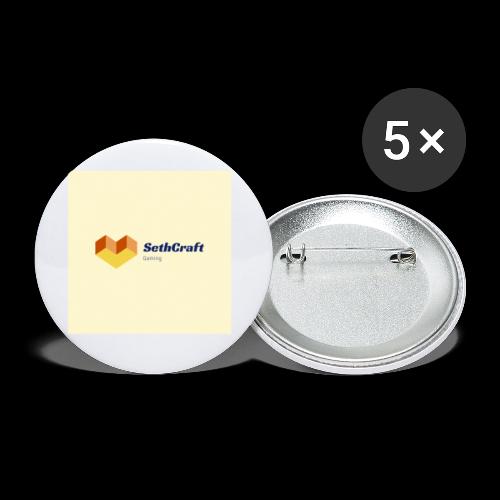 Sethcraft Tee - Buttons small 1'' (5-pack)