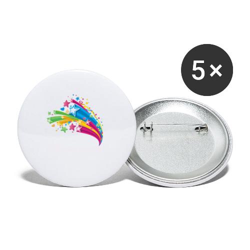 STAR FISH AMAZING - Buttons small 1'' (5-pack)