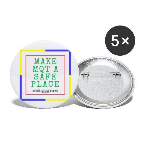 Make Marquette a Safe Place - Buttons small 1'' (5-pack)