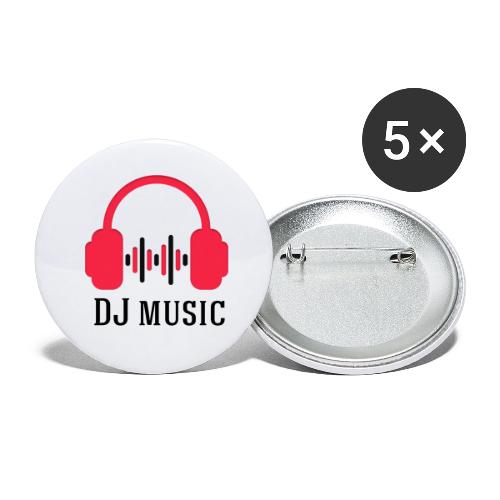 DJ music. - Buttons small 1'' (5-pack)
