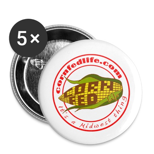 Corn Fed Circle - Buttons small 1'' (5-pack)