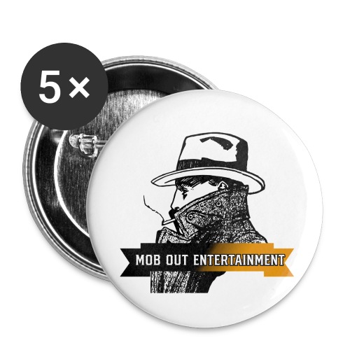 Mob Out Ent Logo - Buttons small 1'' (5-pack)