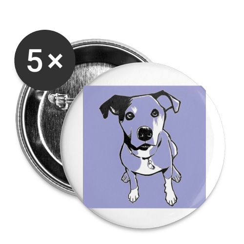Bright Dog Red Shorty, the Official Mascot - Buttons small 1'' (5-pack)