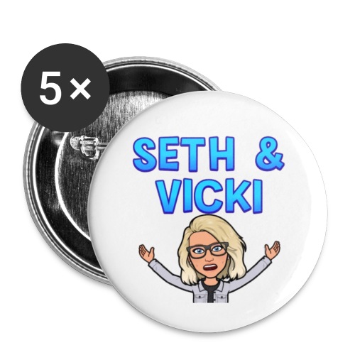 Seth & Vicki - Buttons small 1'' (5-pack)