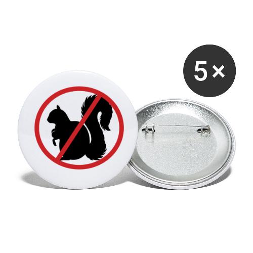 No Squirrel Teats Allowed - Buttons small 1'' (5-pack)