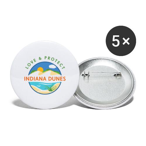 Love & Protect the Indiana Dunes - Buttons small 1'' (5-pack)