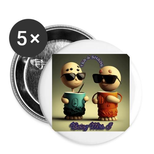 Smoon City_Tea and Shade - Buttons small 1'' (5-pack)