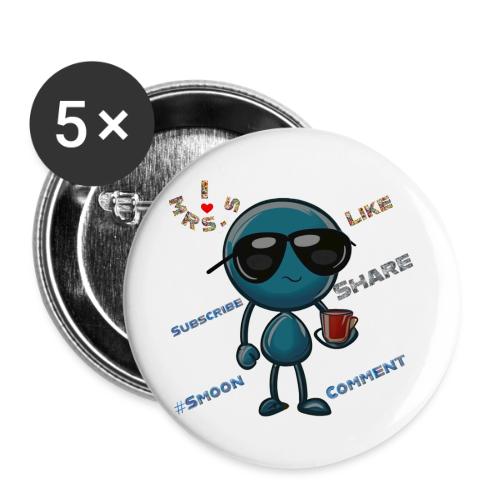 Smoon City 2_I heart Mrs S - Buttons small 1'' (5-pack)