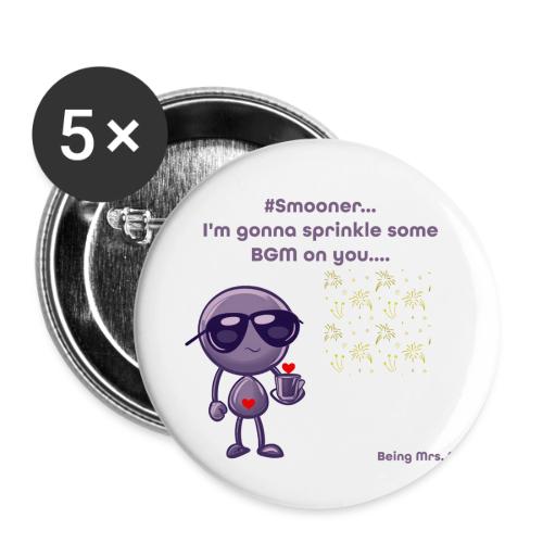 Smoon City_Sprinkle some BGM on you - Buttons small 1'' (5-pack)