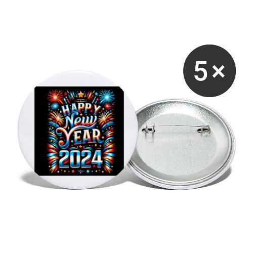 May all your dreams come true in 2024 - Buttons small 1'' (5-pack)