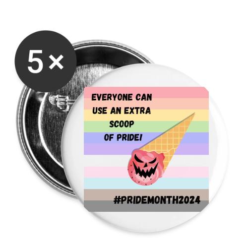 Scoop of Pride - Buttons small 1'' (5-pack)