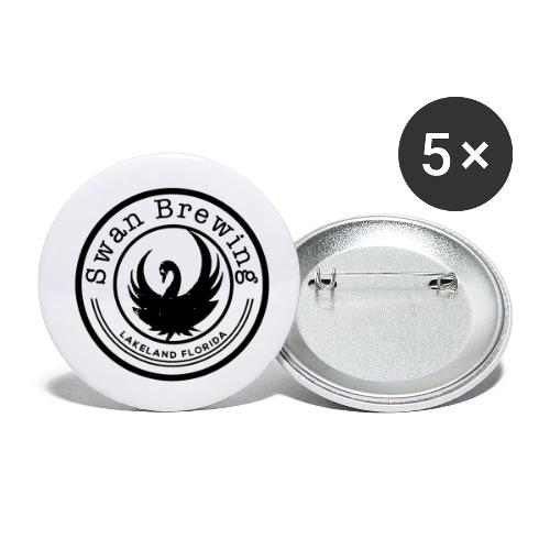 Classic Swan Brewing Logo - Buttons small 1'' (5-pack)