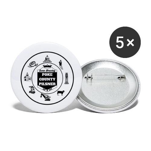 Poke County Pilsner - Buttons small 1'' (5-pack)
