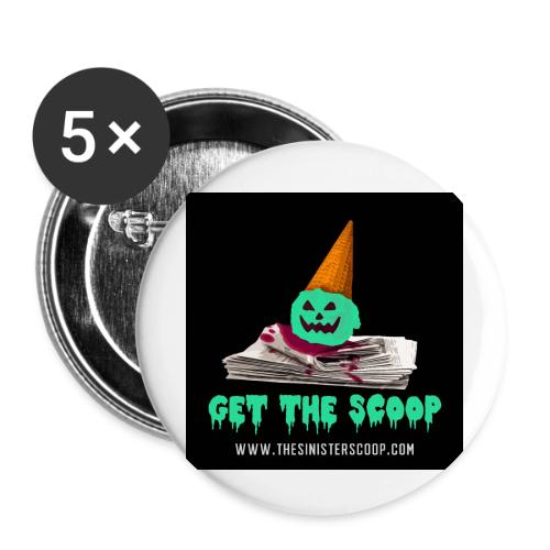 New Green Scoop - Buttons small 1'' (5-pack)