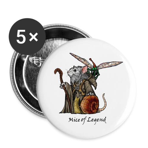 Mice of Legend - Druid Mouse - Buttons small 1'' (5-pack)