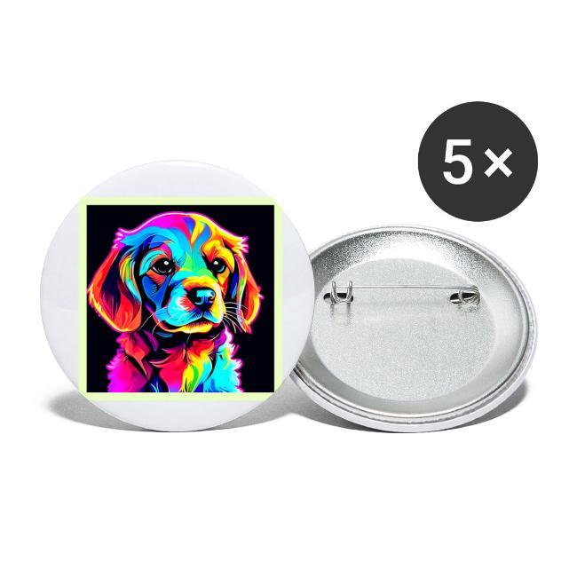 Rainbow Dog Portrait Art