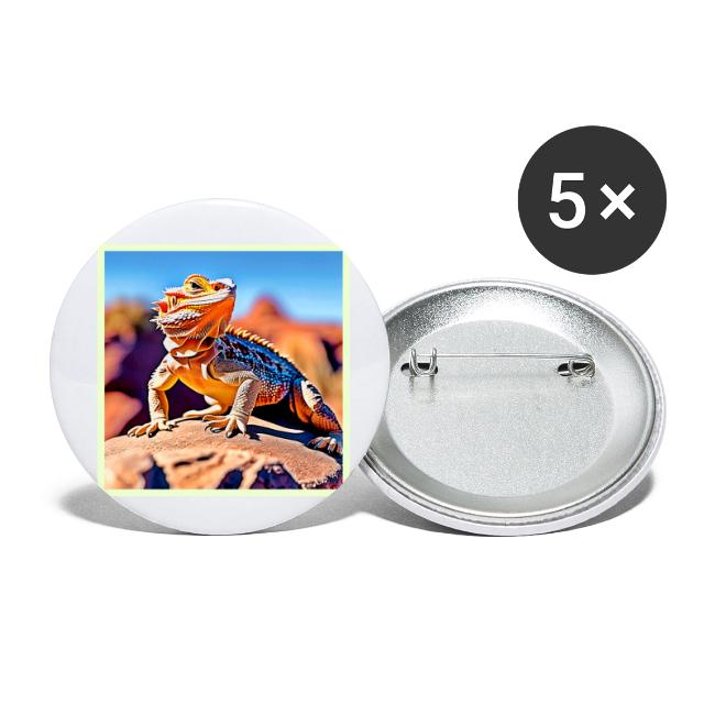 Desert Lizard Close-up Design