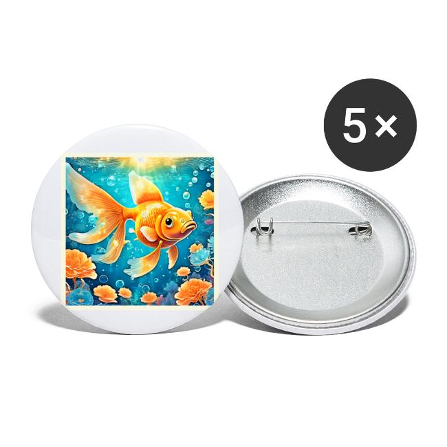 Underwater Goldfish Art