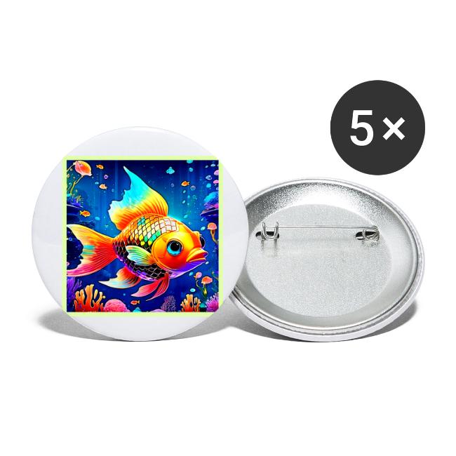 Rainbow Ocean Reef Fish Design