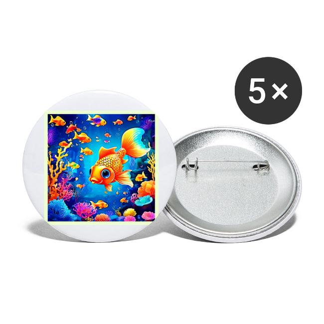 Vibrant Underwater Fish World Design