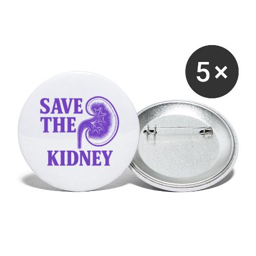 Save the kidney - Buttons small 1'' (5-pack)