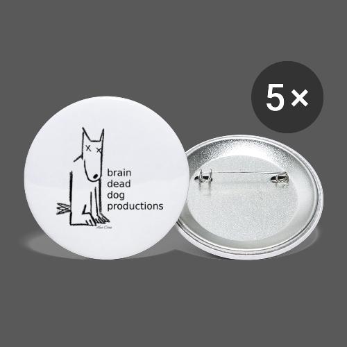 Brain Dead Dog Productions - Buttons small 1'' (5-pack)