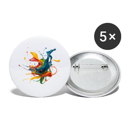 Chromatic Flow - Buttons small 1'' (5-pack)