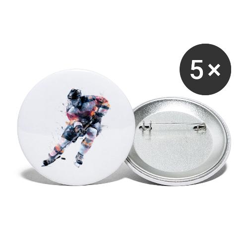 Hockey: Frozen Motion - Buttons small 1'' (5-pack)