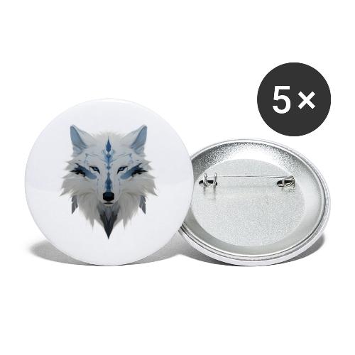 Ivory Grace Wolf - Buttons small 1'' (5-pack)