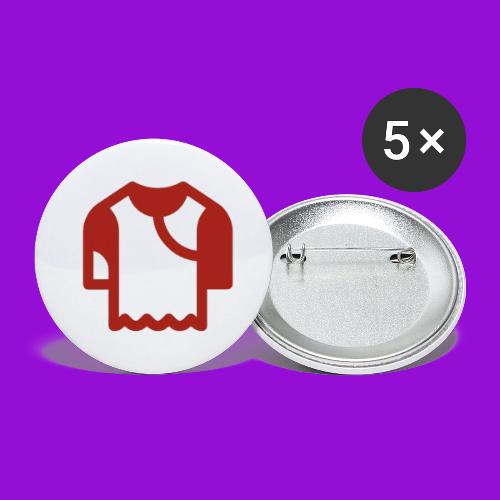 Logo outline - Buttons small 1'' (5-pack)