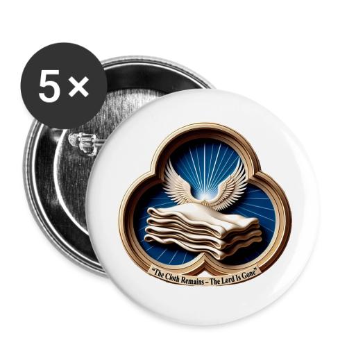 Easter The Cloth Remains T Shirt, Empty Tomb Gift - Buttons small 1'' (5-pack)