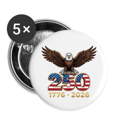 Eagle 250th Anniversary 1776-2026 - Buttons small 1'' (5-pack)