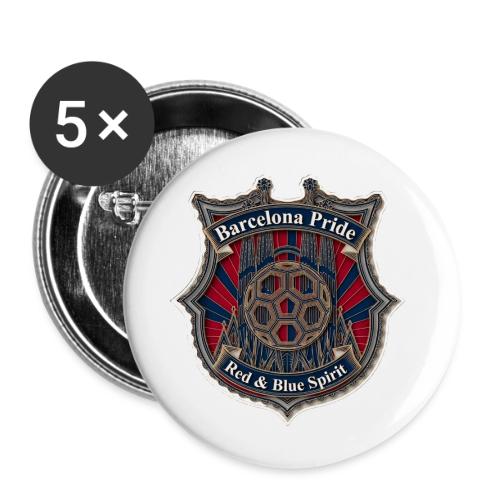 Barcelona Scarlet Pride T Shirt, Soccer City Gift - Buttons small 1'' (5-pack)