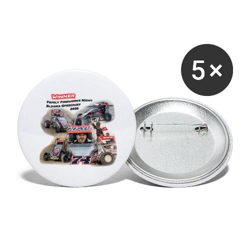 Luke Hall - Eldora Speedway FFN#1 Design 1 - Buttons small 1'' (5-pack)